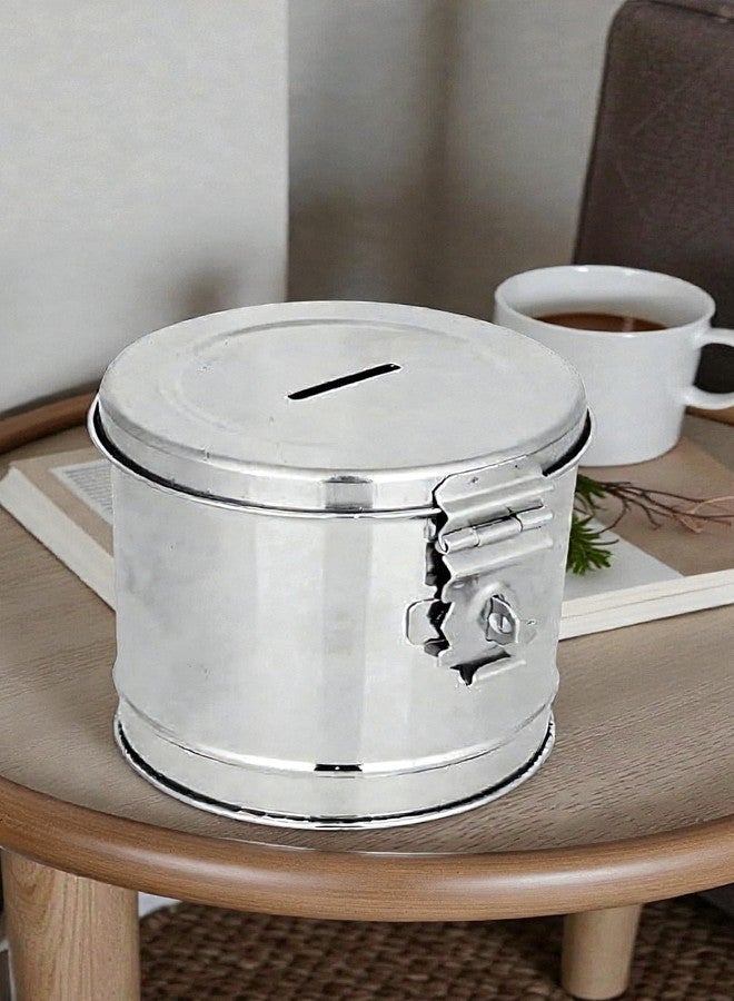 Standify® 1000ML Med Money Bank_A Stainless Steel Money Box Heavy Duty Bachat Gulak for Kids & Adults Unbreakable Piggy Bank. - Image 3